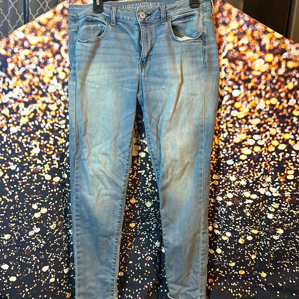 💙American Eagle super stretch Jeggings; size 14 💙